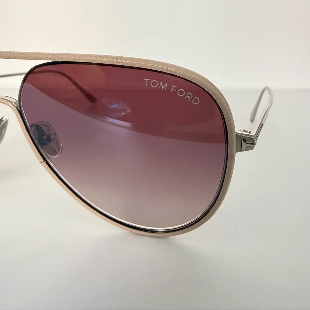 NEW!!! Tom Ford Jessie 02 TF1016 18Z aviator unisex sunglasses Authentic